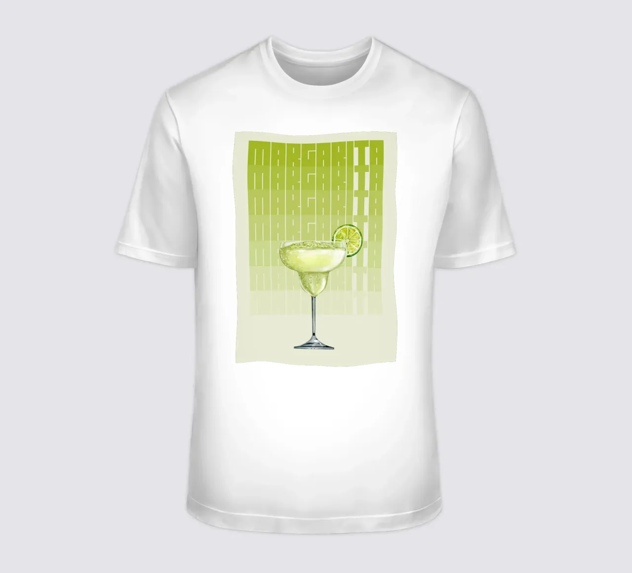 "Margarita Modern Art Print - Zesty & Refreshing Bar Decor" camiseta de NorwesClub