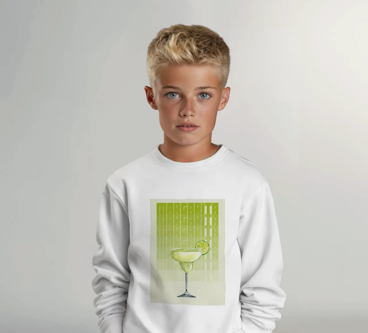 "Margarita Modern Art Print - Zesty & Refreshing Bar Decor" sudadera para niño de NorwesClub