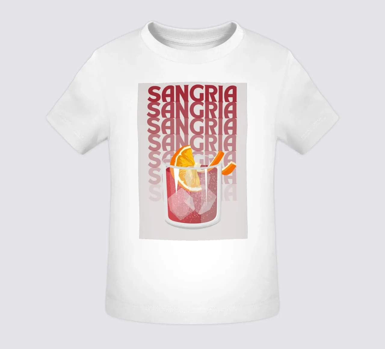 "Sangria Pop Art Print - Poster di bevande estive e fruttate". maglietta neonato da NorwesClub