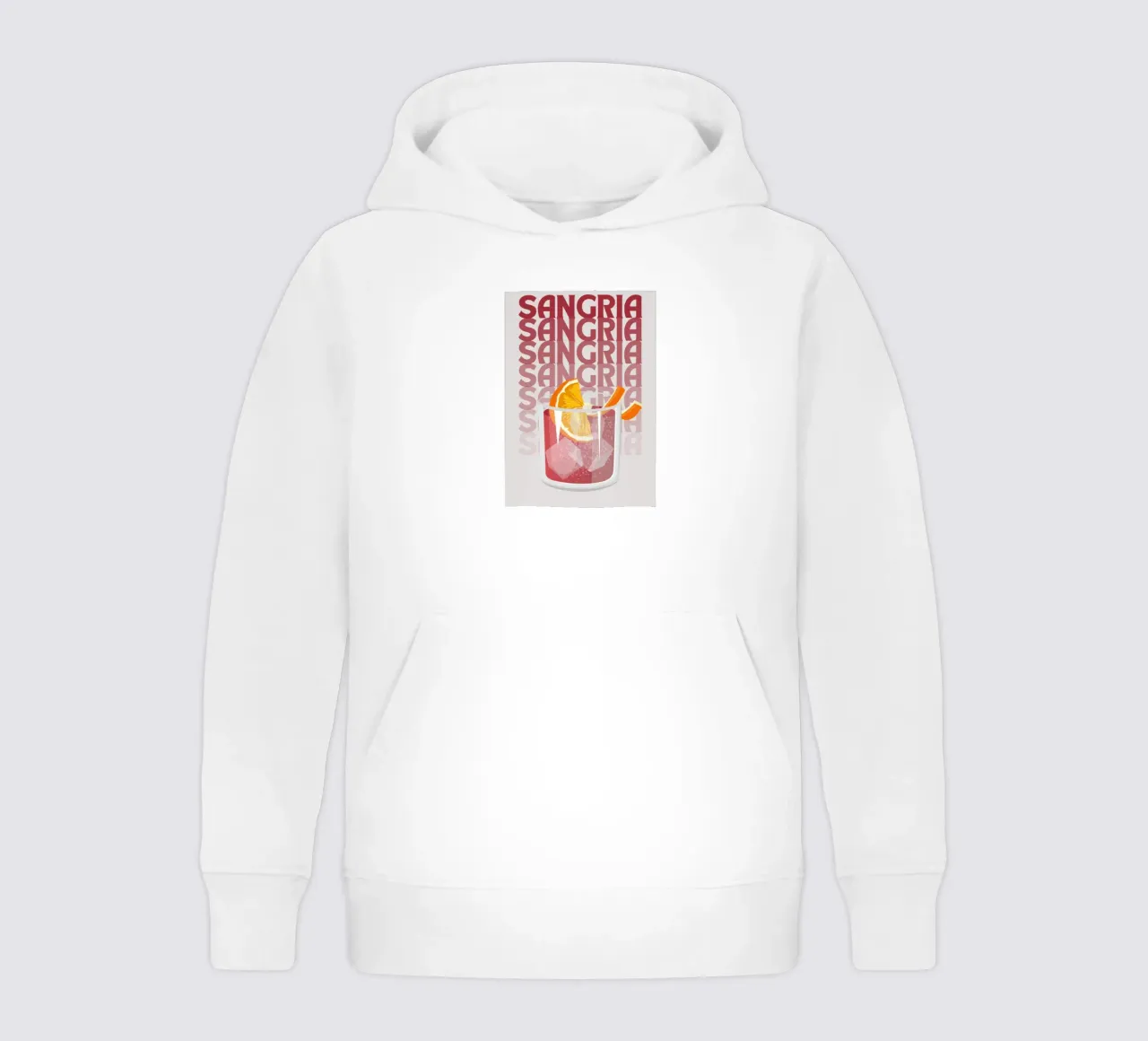 "Sangria Pop Art Print - Poster di bevande estive e fruttate". felpa bambino con cappuccio da NorwesClub