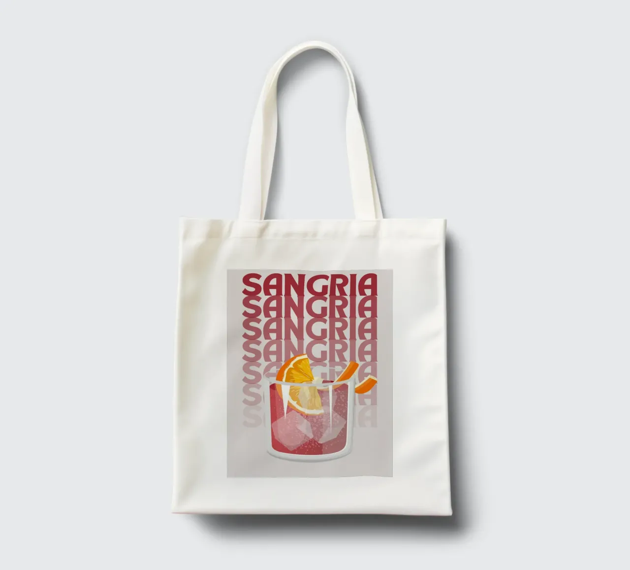 "Sangria Pop Art Print - Poster di bevande estive e fruttate". borsa in juta da NorwesClub