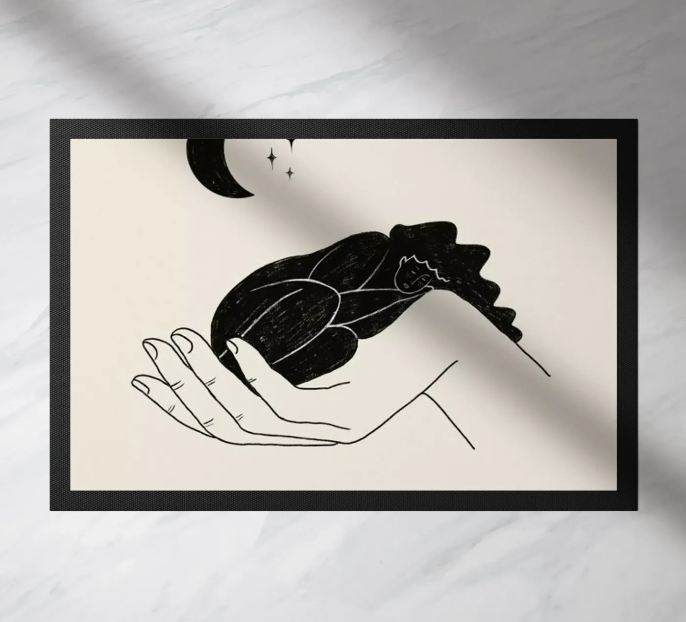 Safekeeping doormat by Graphite