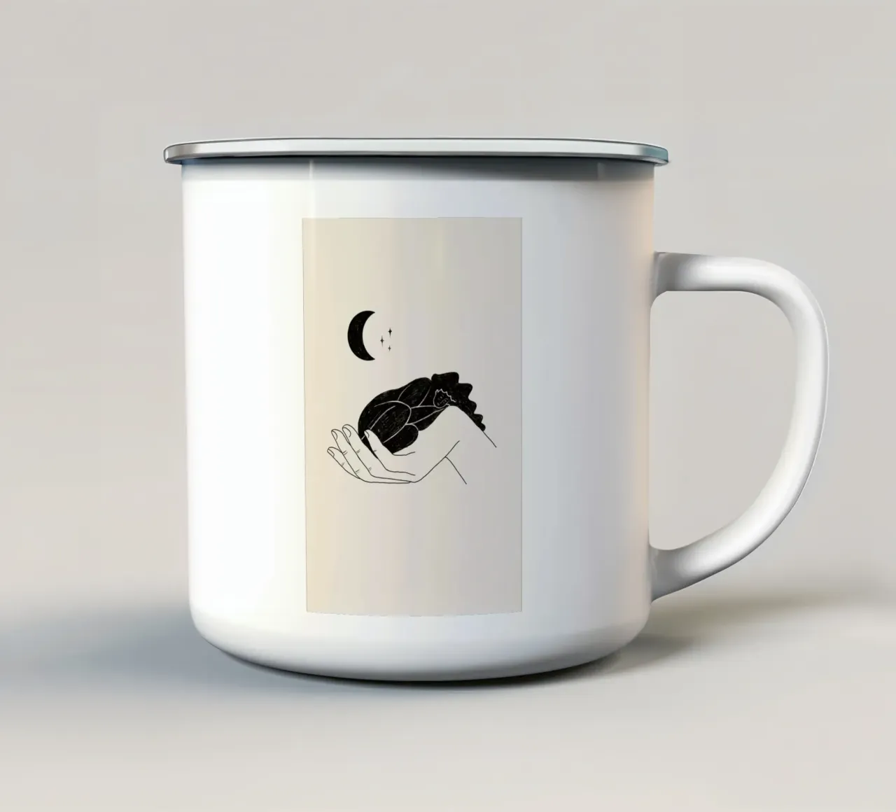 Safekeeping tazza in smalto da Graphite