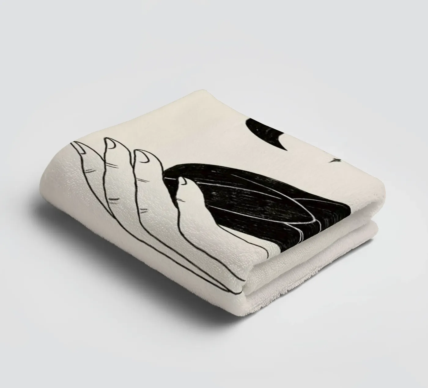 Safekeeping badhanddoek van Graphite