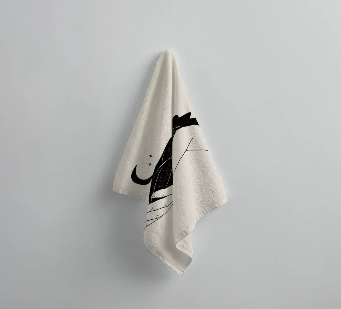 Safekeeping badhanddoek van Graphite