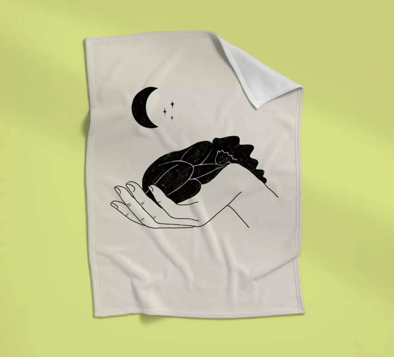 Safekeeping fleecedeken van Graphite