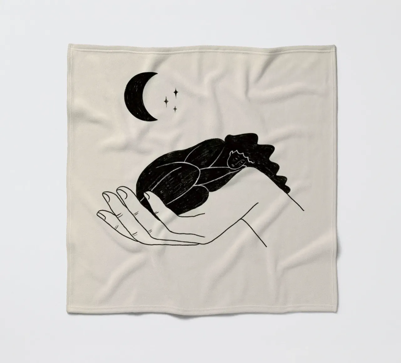 Safekeeping fleecedeken van Graphite