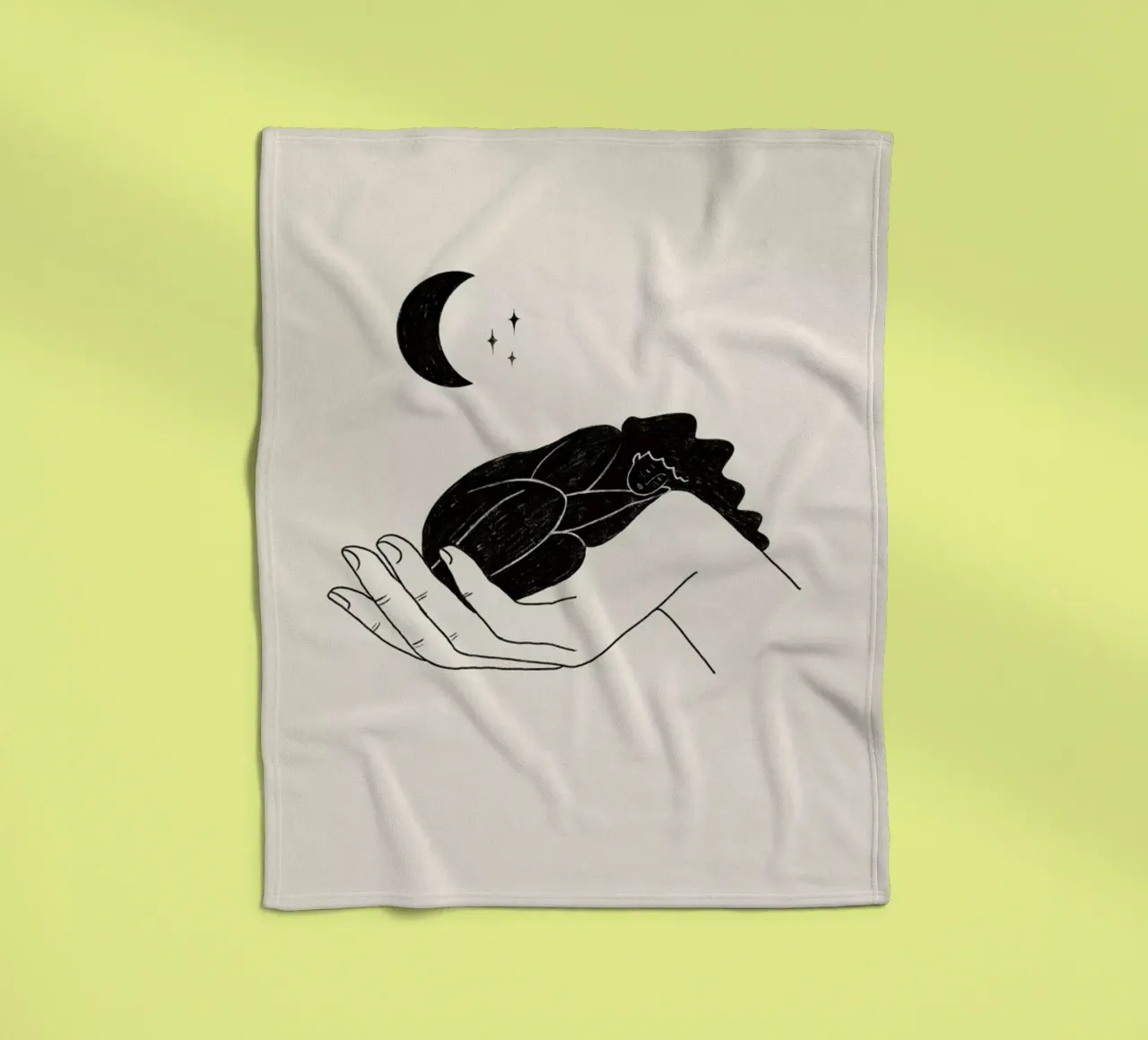 Safekeeping fleecedeken van Graphite