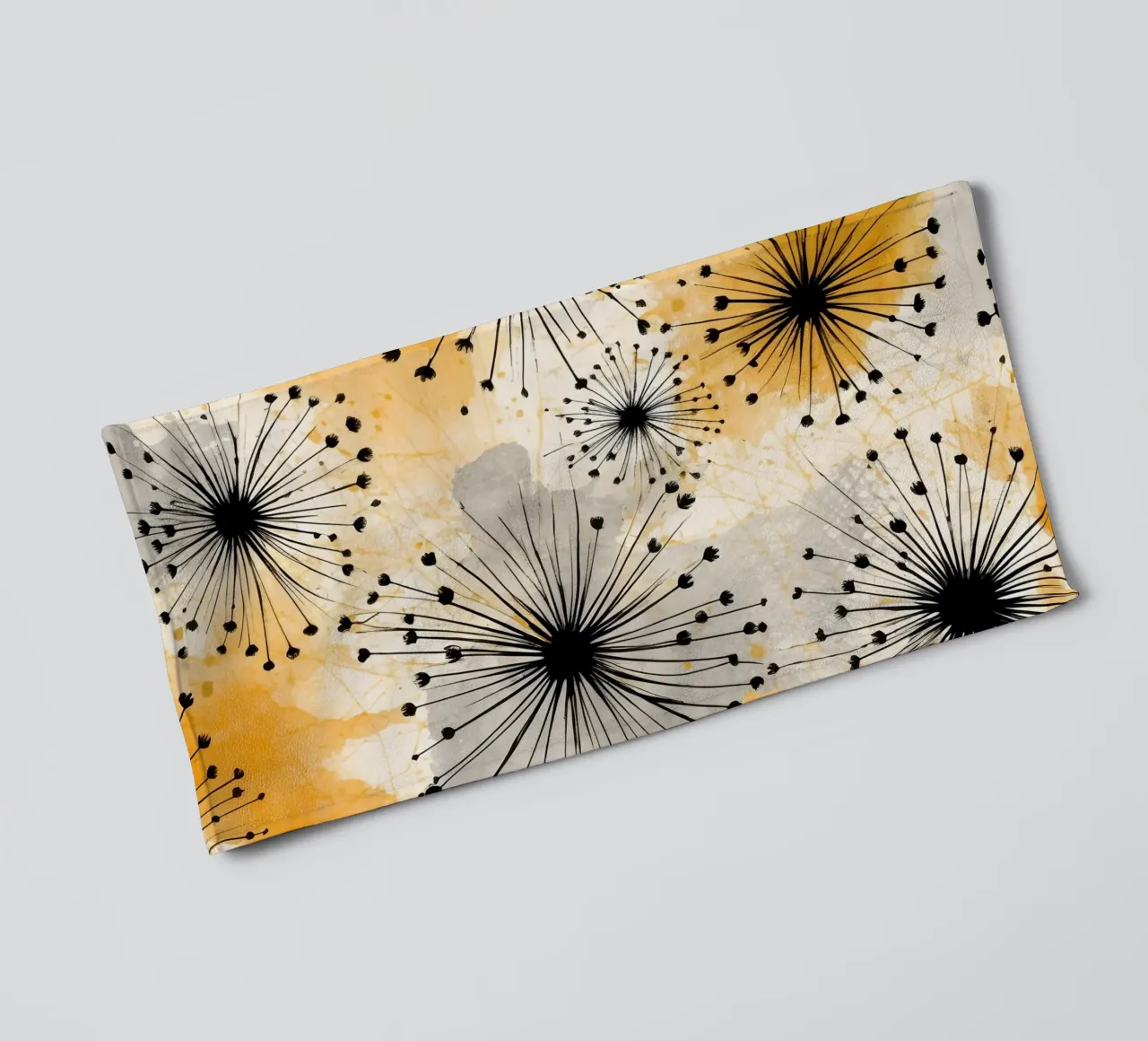 Urbaner Löwenzahn platzt Handtuch von Botanical Pattern House