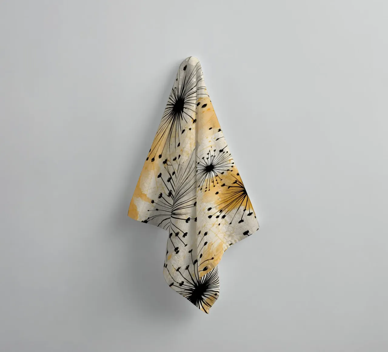 Urbaner Löwenzahn platzt Handtuch von Botanical Pattern House