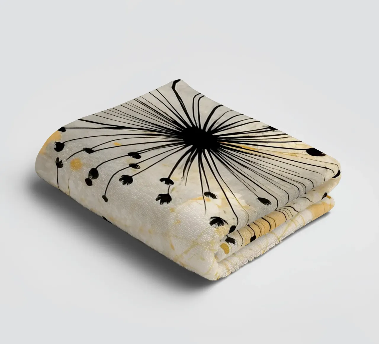Urbaner Löwenzahn platzt Handtuch von Botanical Pattern House