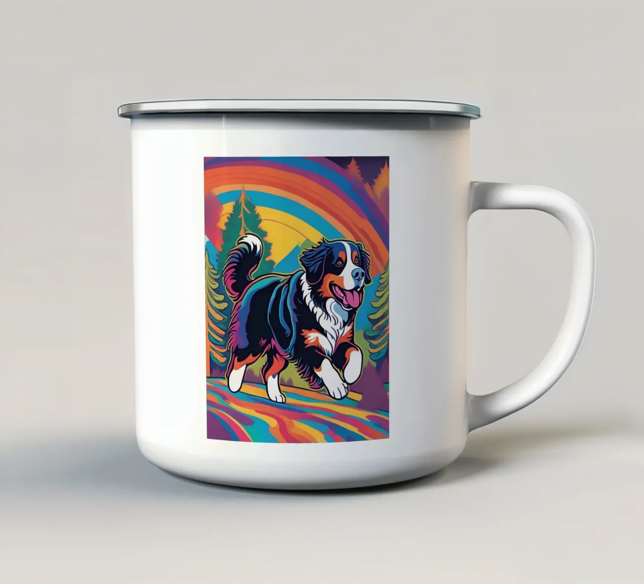 Bernersennen in Bunt #26 tazza in smalto da Yumis.Beargang.and.Me