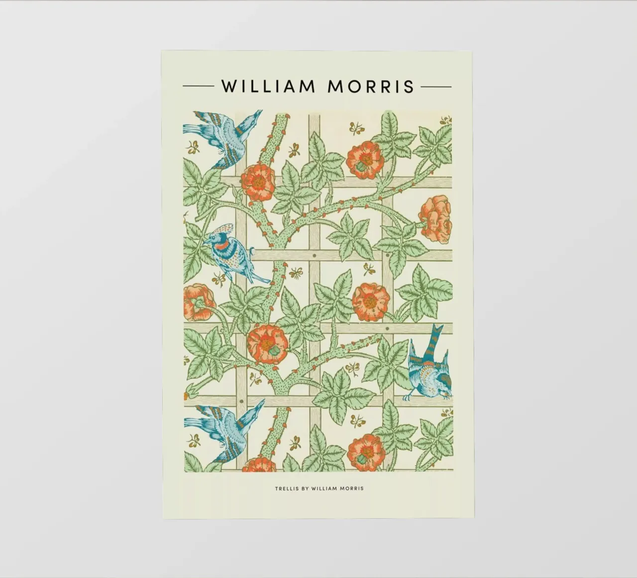 William Morris - Trellis pellicola backlit da Vintage by JUNIQE