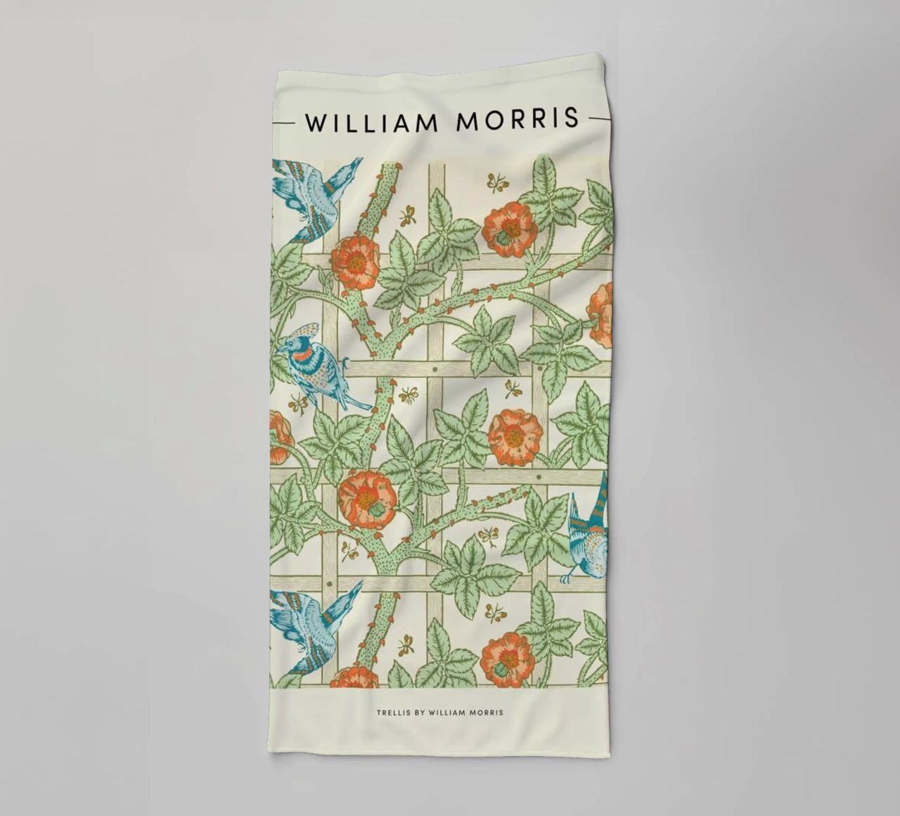 William Morris - Trellis asciugamano da bagno da Vintage by JUNIQE