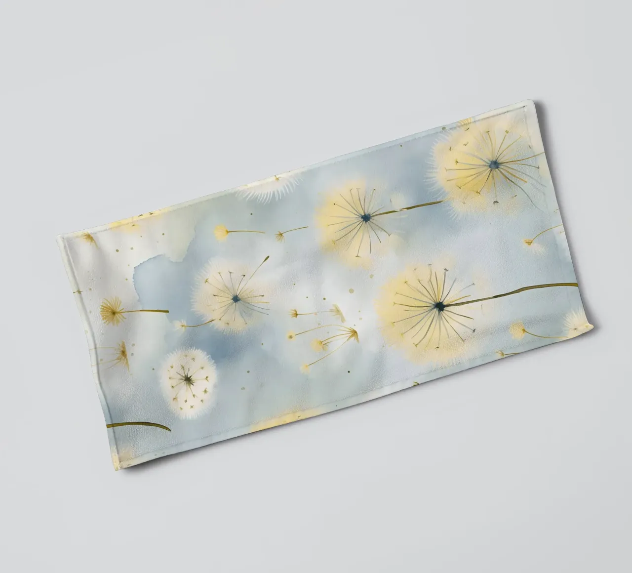 Whispers of Dandelions towel by Botanical Pattern House