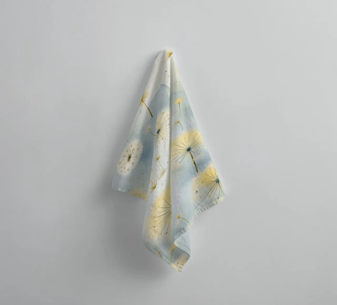 Whispers of Dandelions towel by Botanical Pattern House