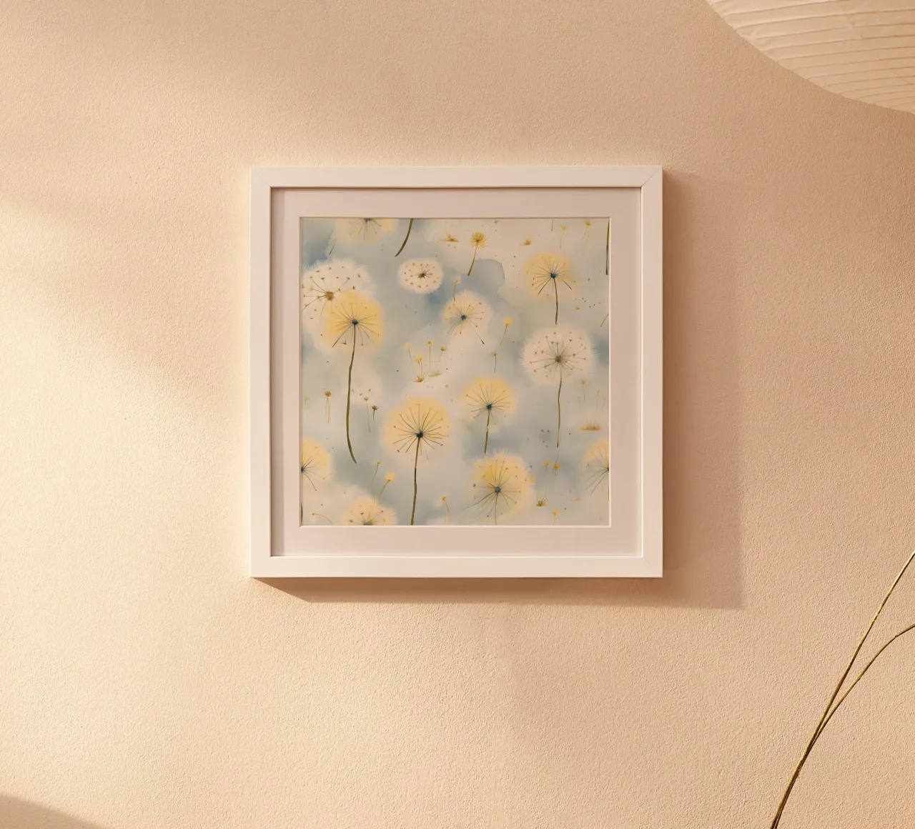 Das Flüstern des Löwenzahns Poster von Botanical Pattern House