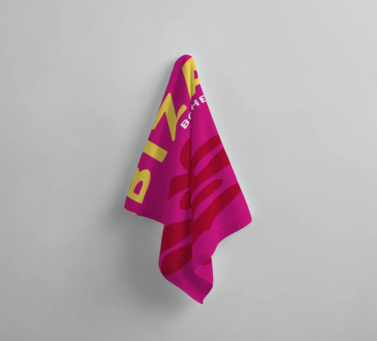 Ibiza Bohemia Travel Poster - Matisse Cut-Outs inspirierte Kunst Handtuch von NorwesClub