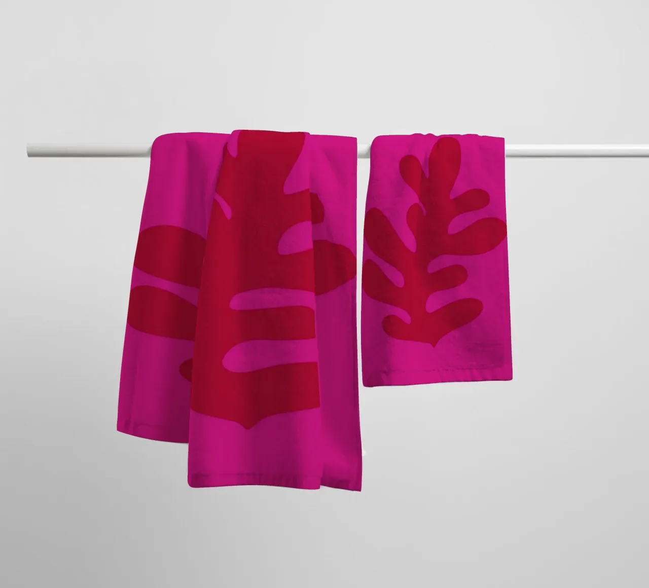 Ibiza Bohemia Travel Poster - Matisse Cut-Outs inspirierte Kunst Handtuch von NorwesClub