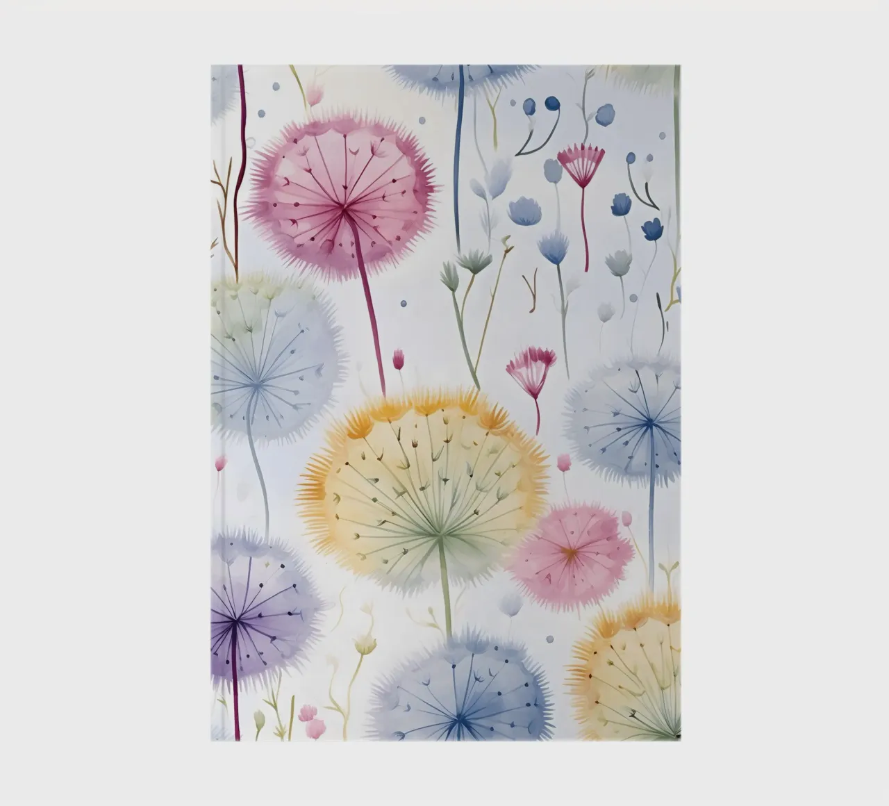 Whispers of Dandelions notebook by Botanical Pattern House