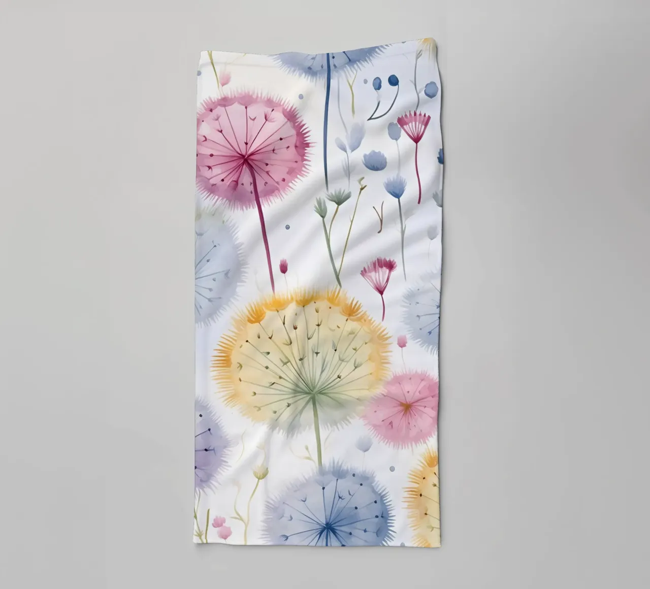 Whispers of Dandelions towel by Botanical Pattern House