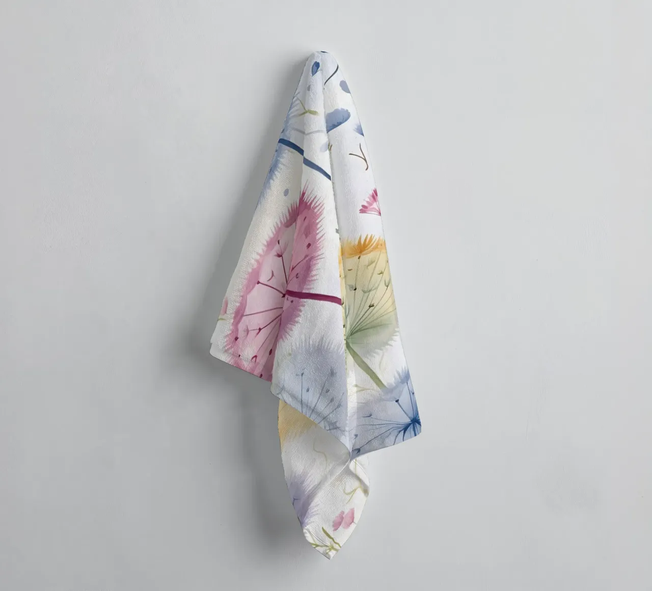 Whispers of Dandelions towel by Botanical Pattern House