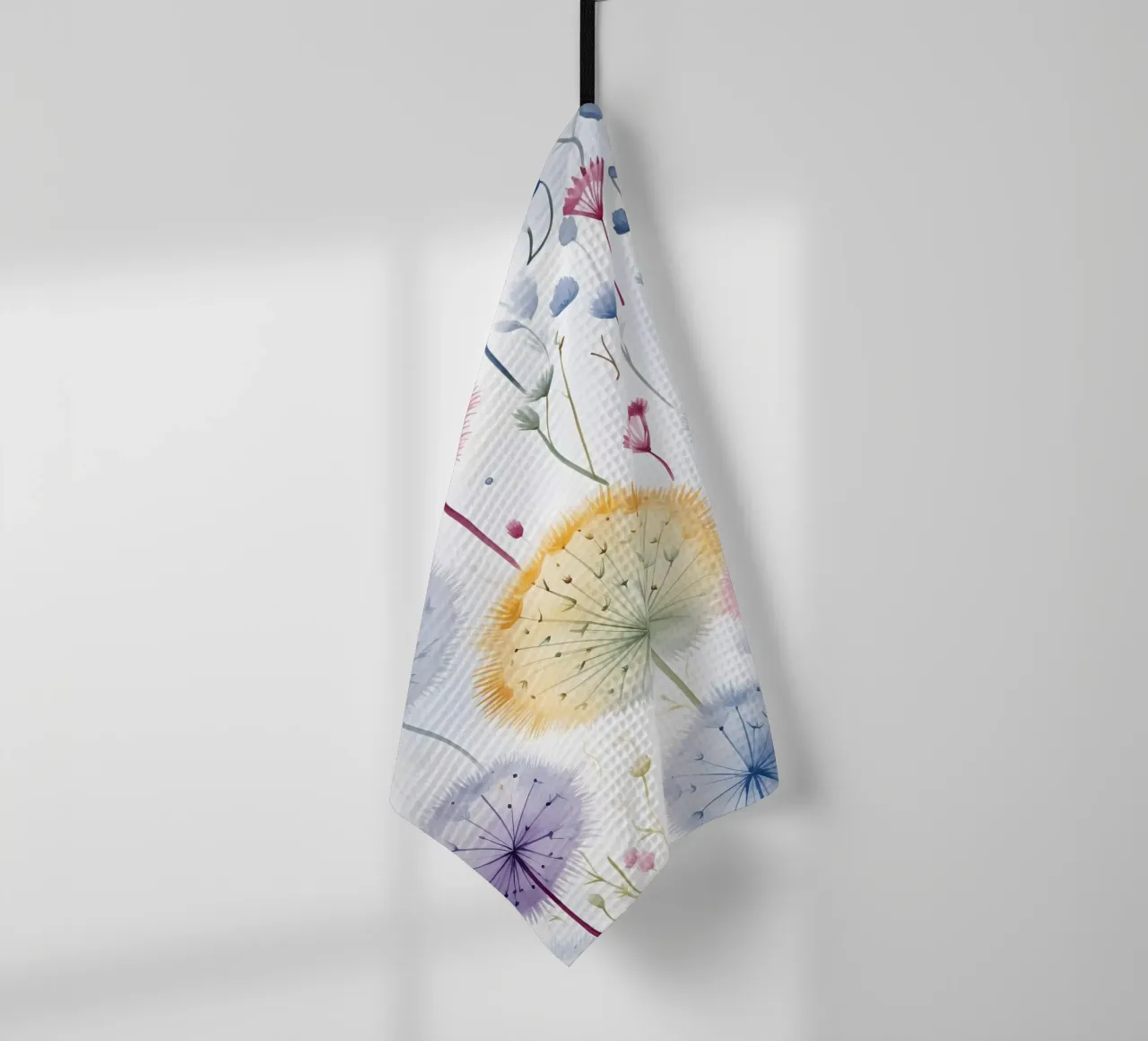 Das Flüstern des Löwenzahns Geschirrtuch von Botanical Pattern House