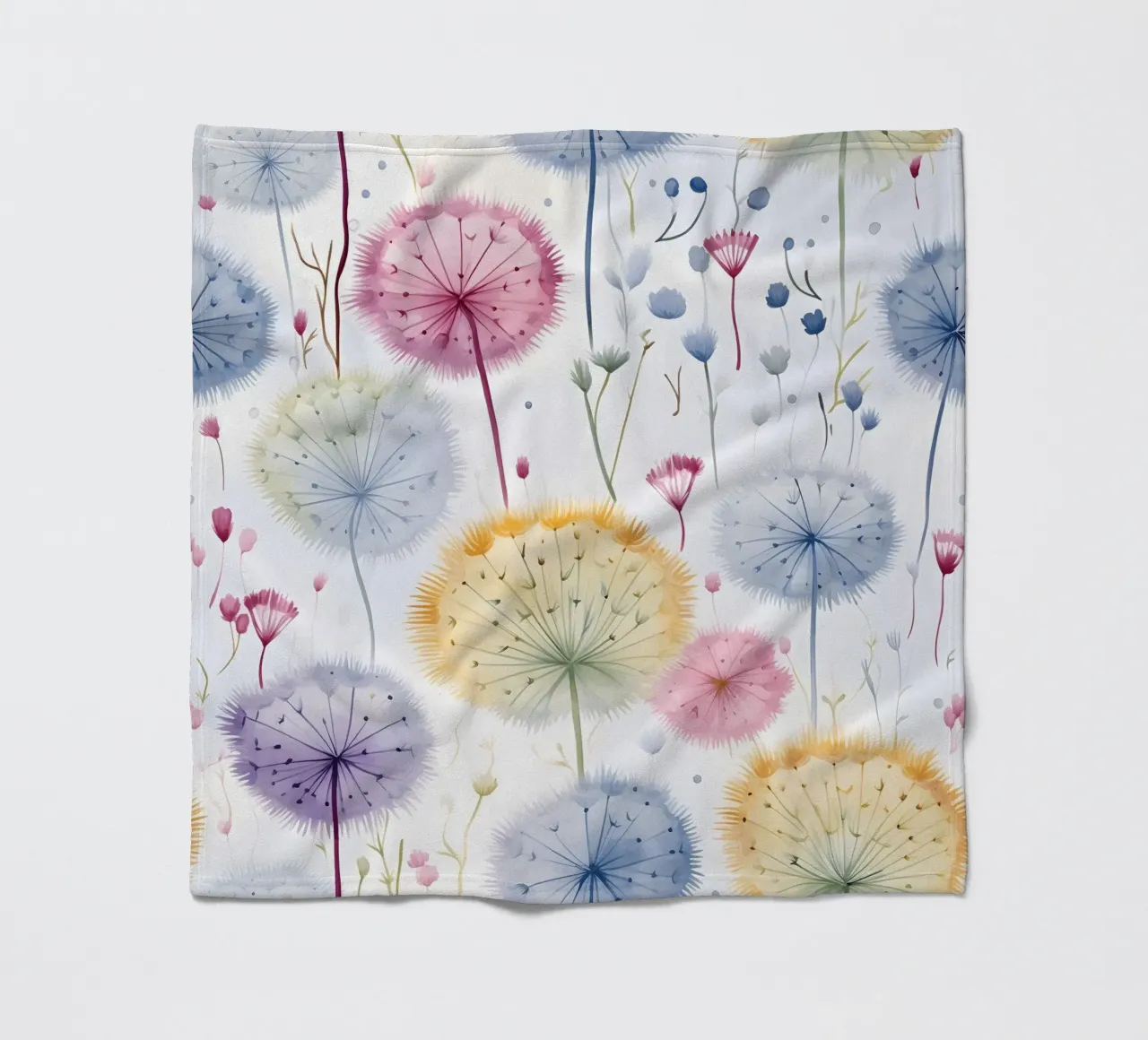 Sussurri di denti di leone coperta in pile da Botanical Pattern House