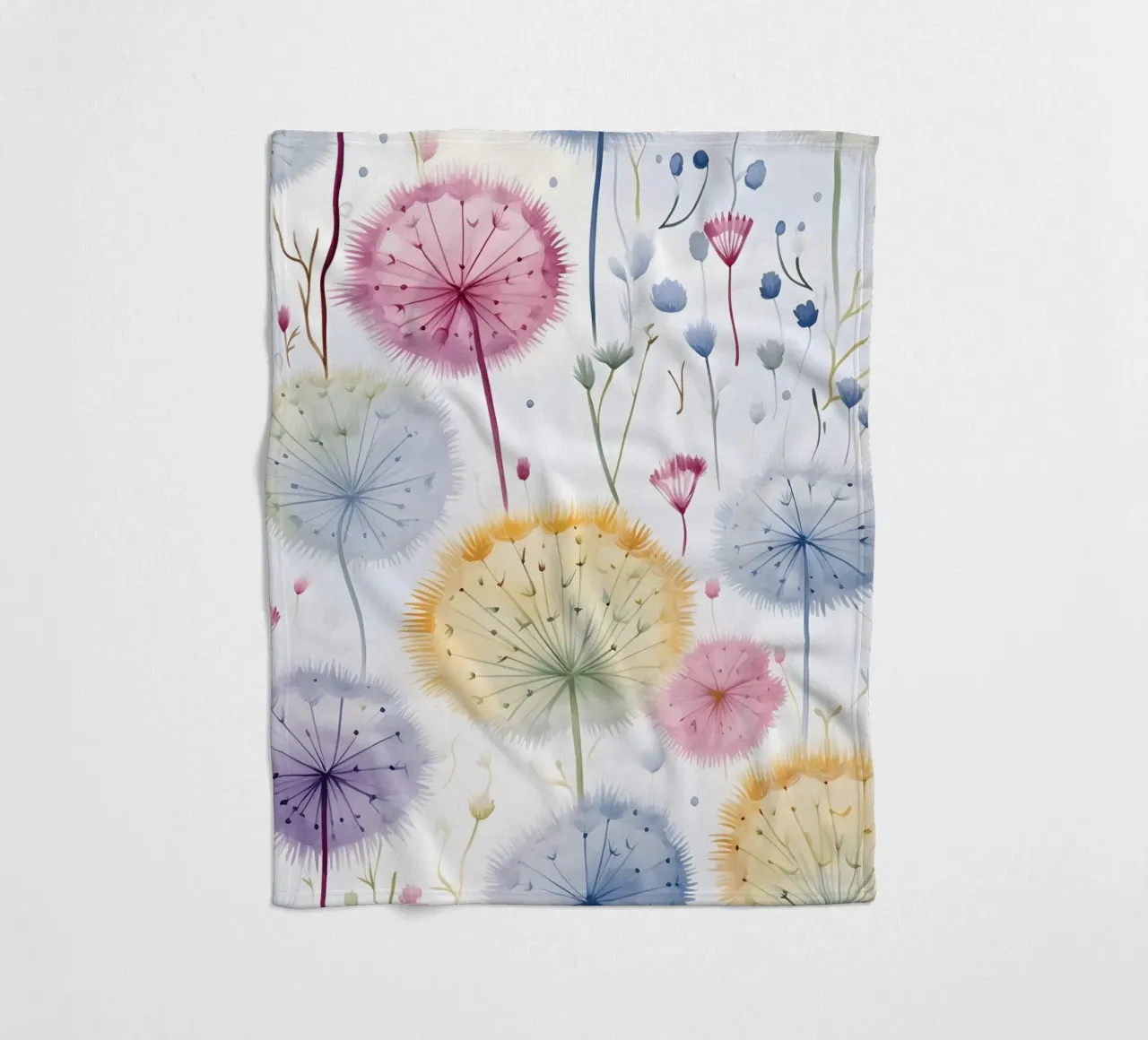 Sussurri di denti di leone coperta in pile da Botanical Pattern House