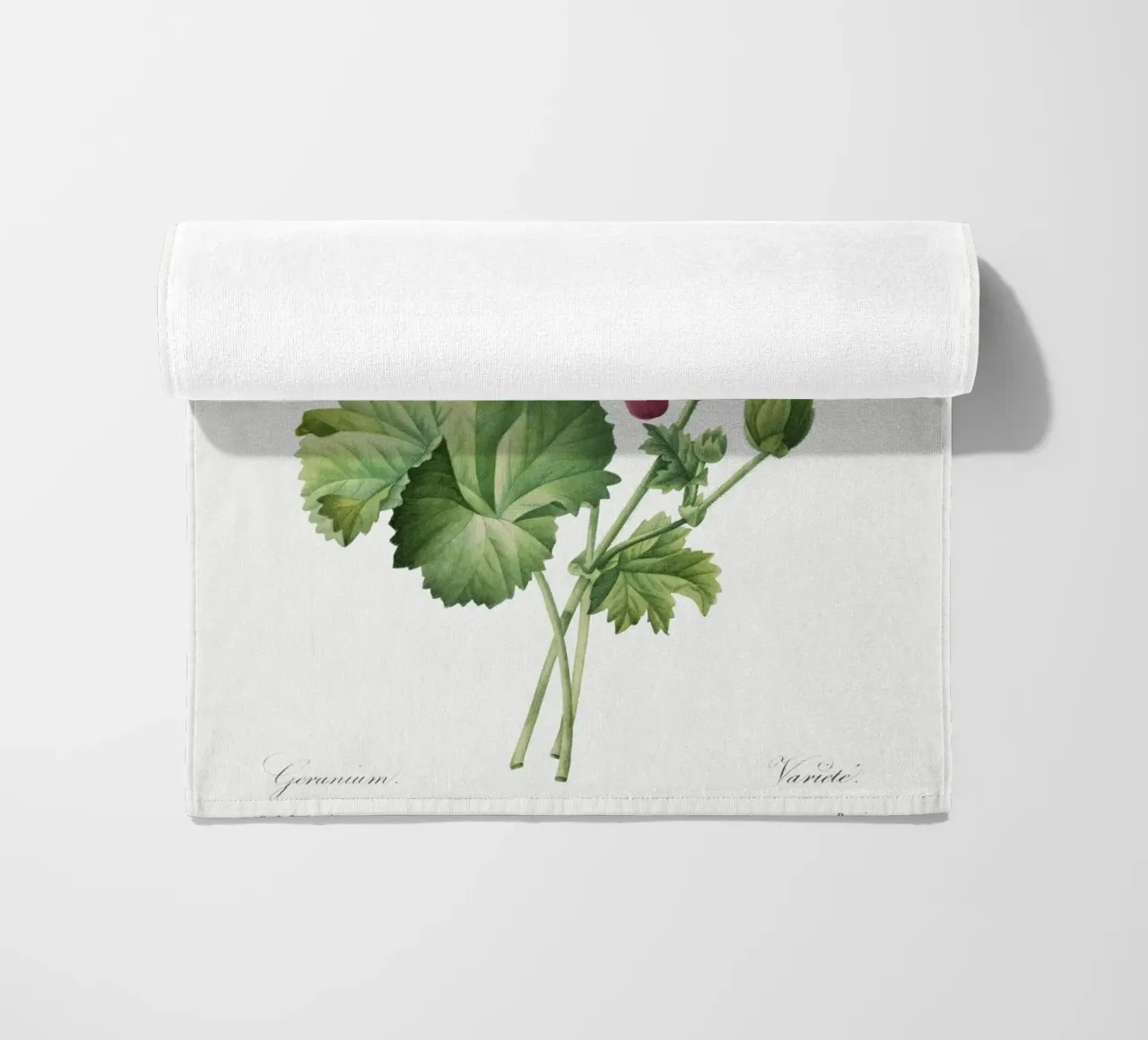 Geranio (1827) Henry Joseph Redouté telo mare da Pretty Flowers Vintage Botanicals