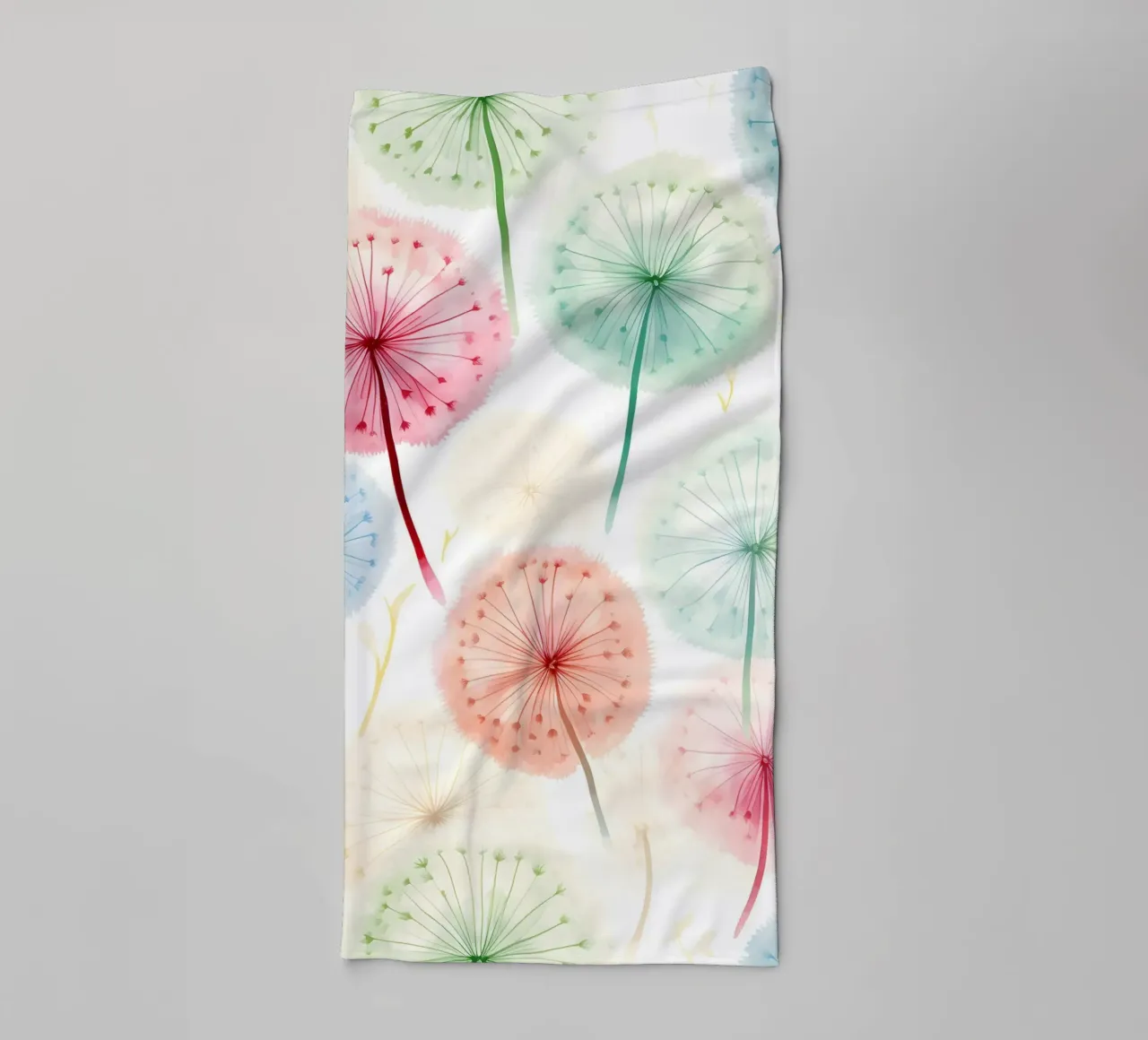 Whispers of Dandelions towel by Botanical Pattern House