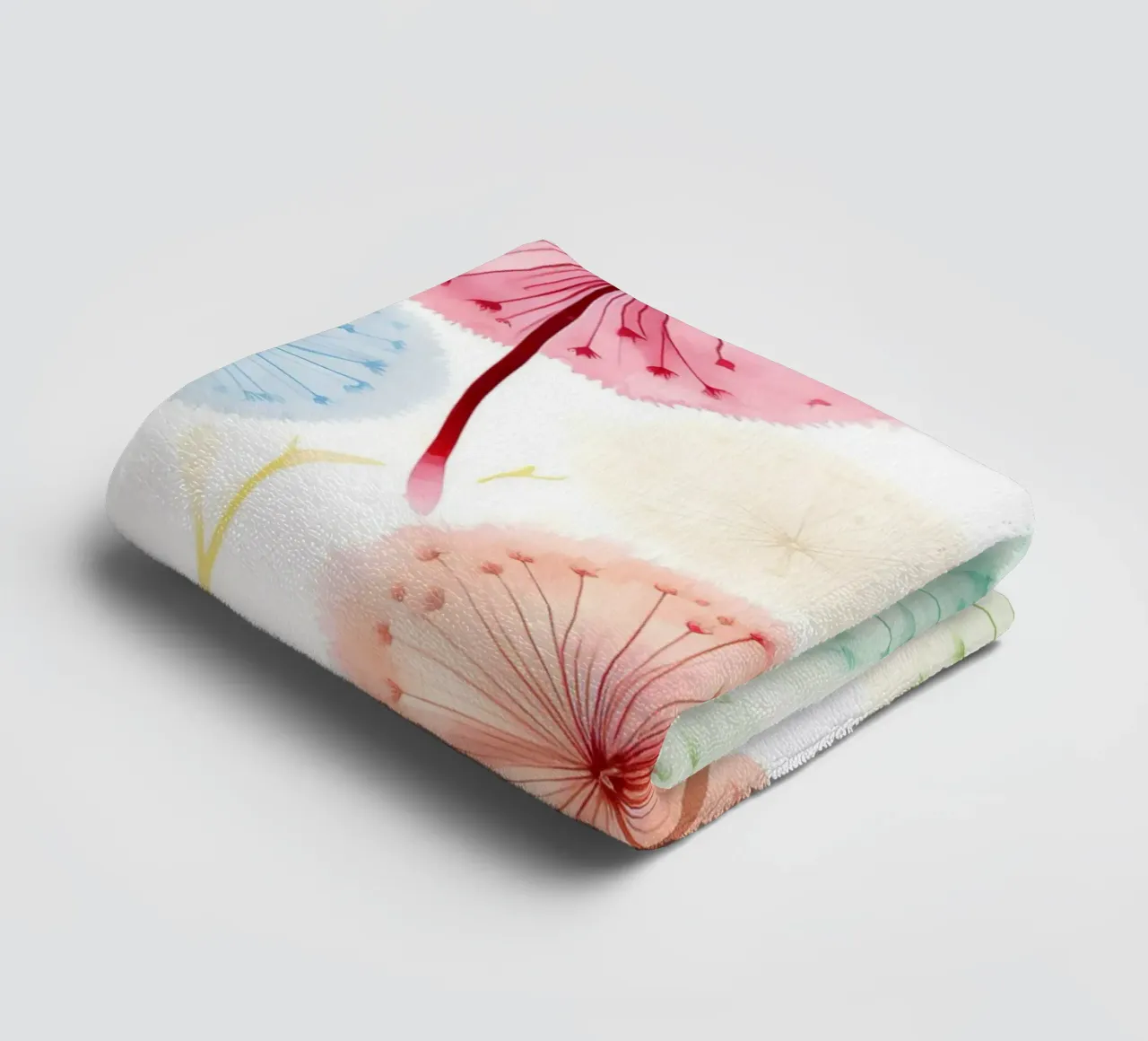 Whispers of Dandelions towel by Botanical Pattern House
