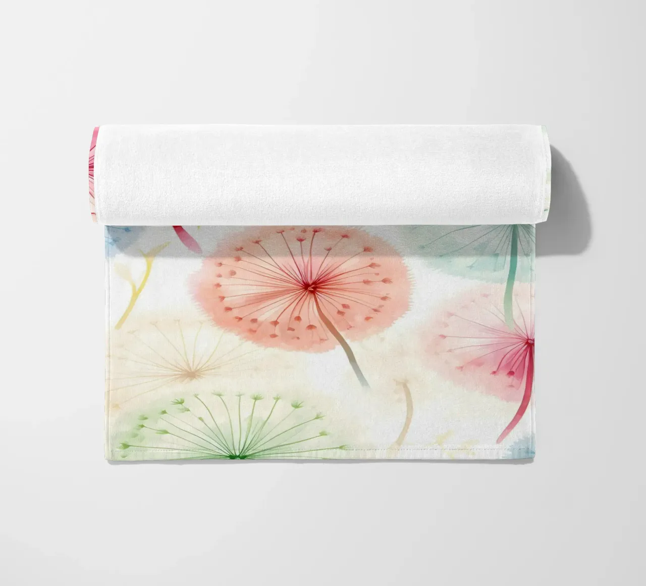 Murmures de pissenlits serviette de plage de Botanical Pattern House