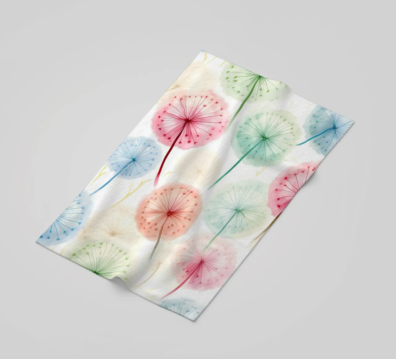 Murmures de pissenlits serviette de plage de Botanical Pattern House
