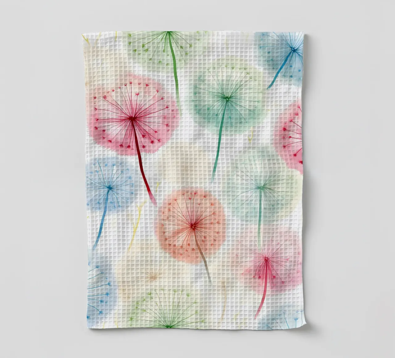 Das Flüstern des Löwenzahns Geschirrtuch von Botanical Pattern House