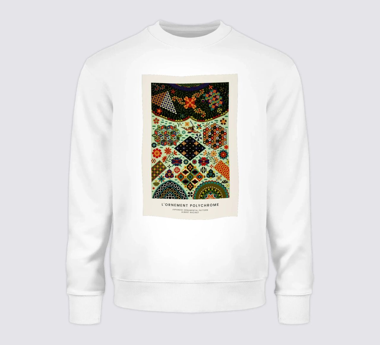 Racinet -  Japanese Ornamental Pattern sweat de Vintage by JUNIQE