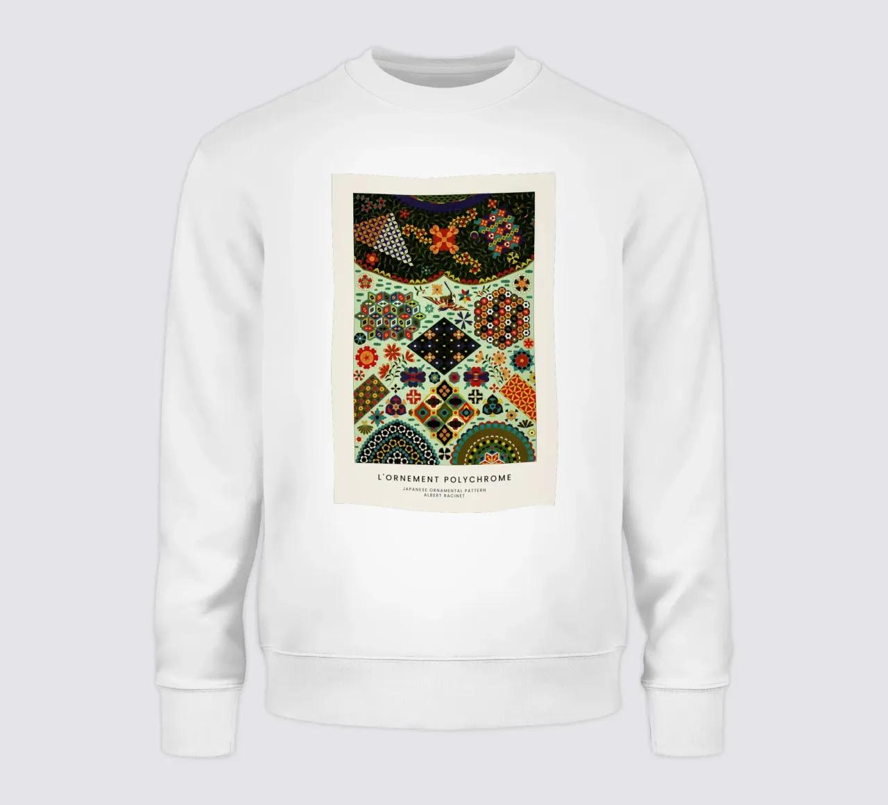 Racinet - Japanese Ornamental Pattern felpa da Vintage by JUNIQE