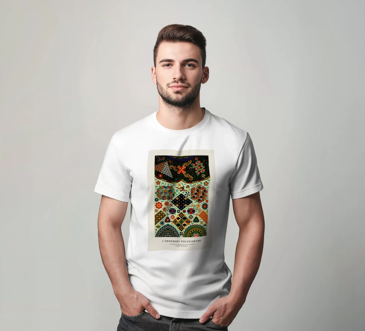 Racinet -  Japanese Ornamental Pattern t-shirt da Vintage by JUNIQE