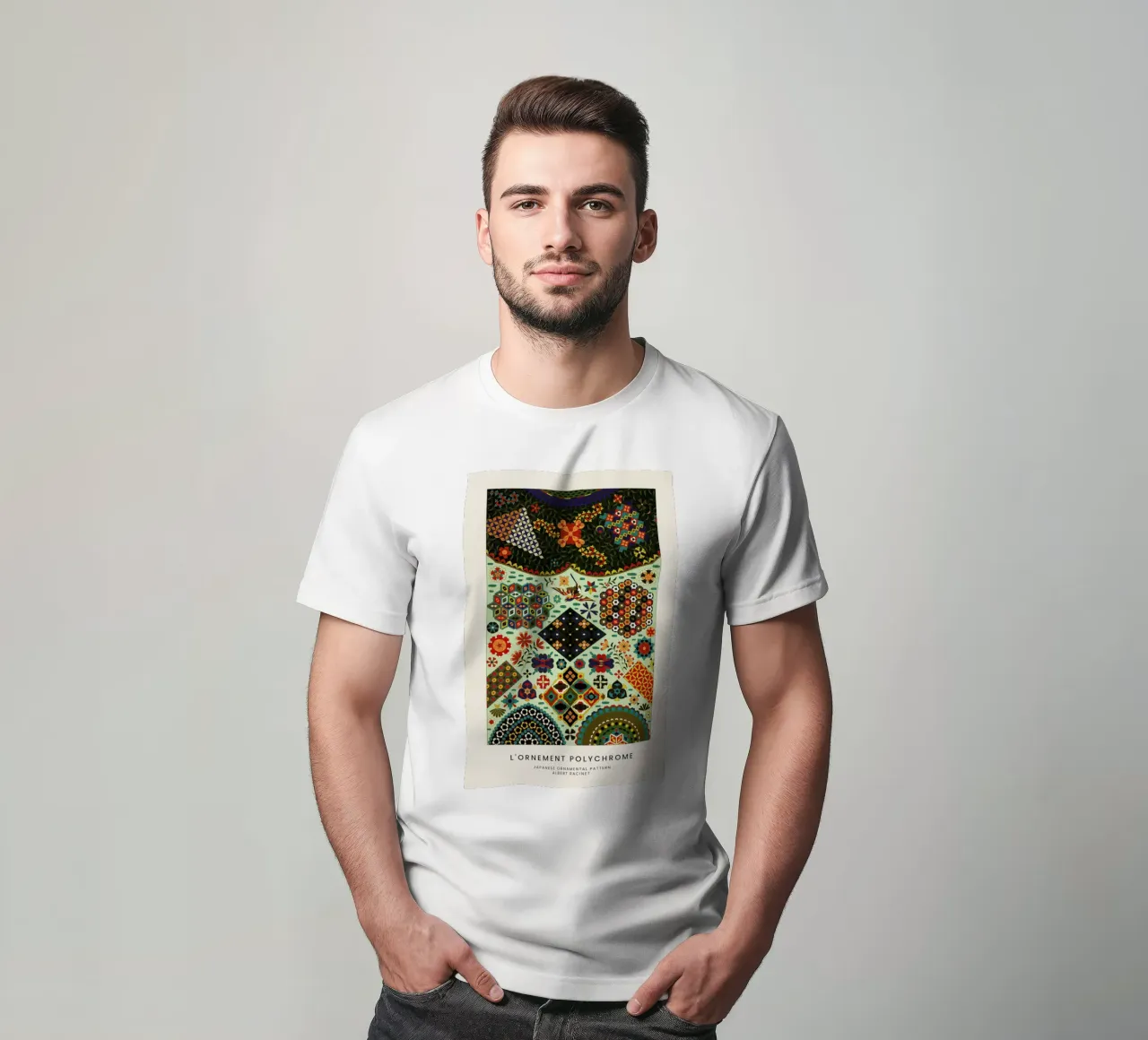 Racinet - Japanese Ornamental Pattern t-shirt da Vintage by JUNIQE