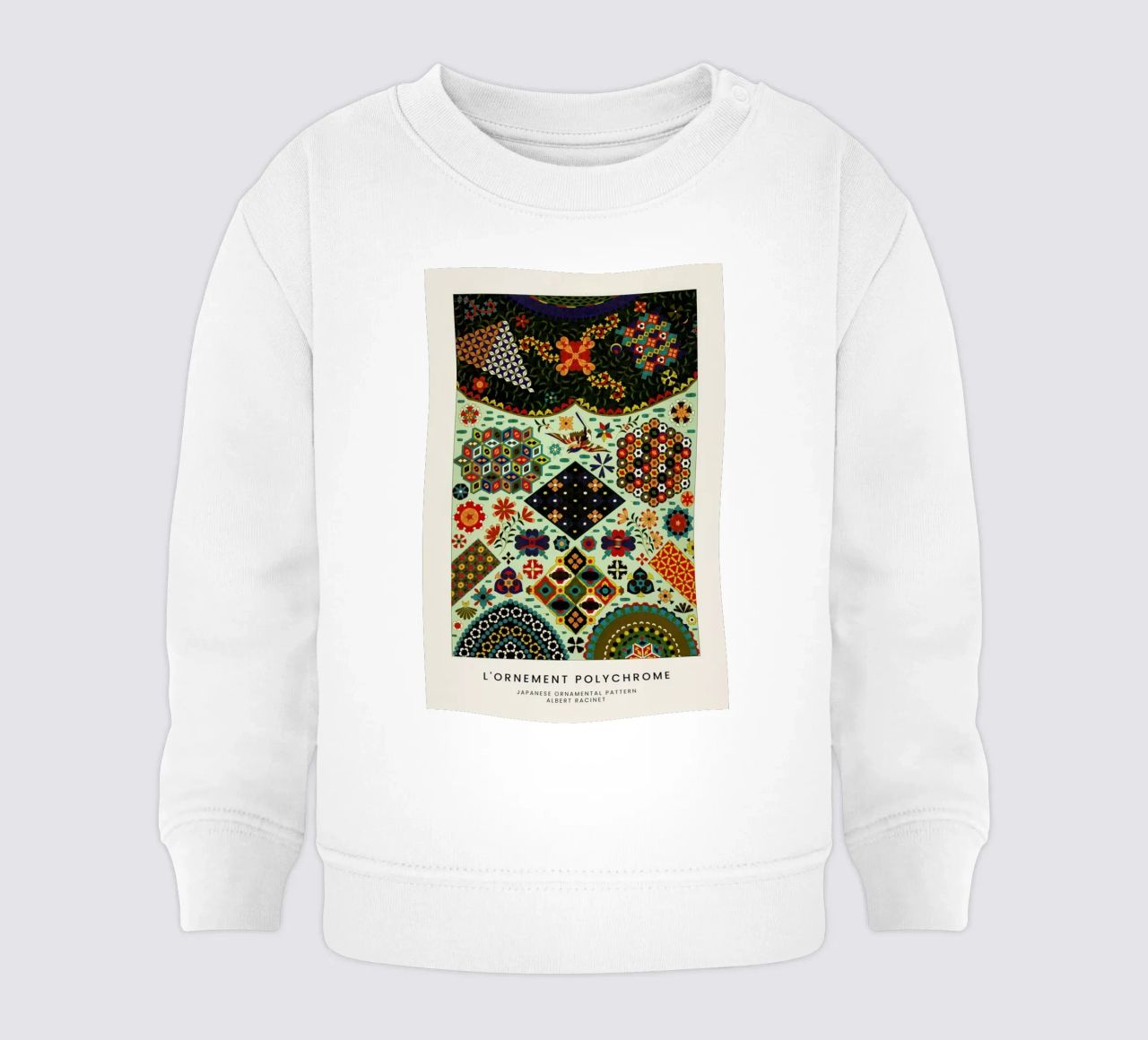 Racinet -  Japanese Ornamental Pattern felpa neonato da Vintage by JUNIQE