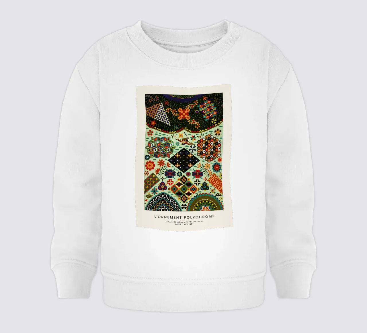 Racinet - Japanese Ornamental Pattern felpa neonato da Vintage by JUNIQE