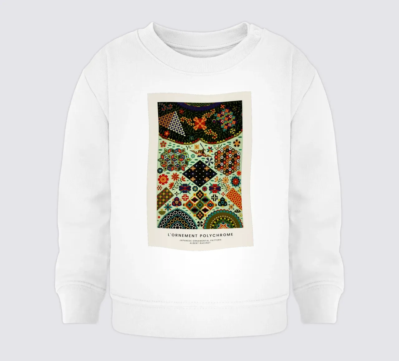 Racinet -  Japanese Ornamental Pattern sudadera de bebé de Vintage by JUNIQE