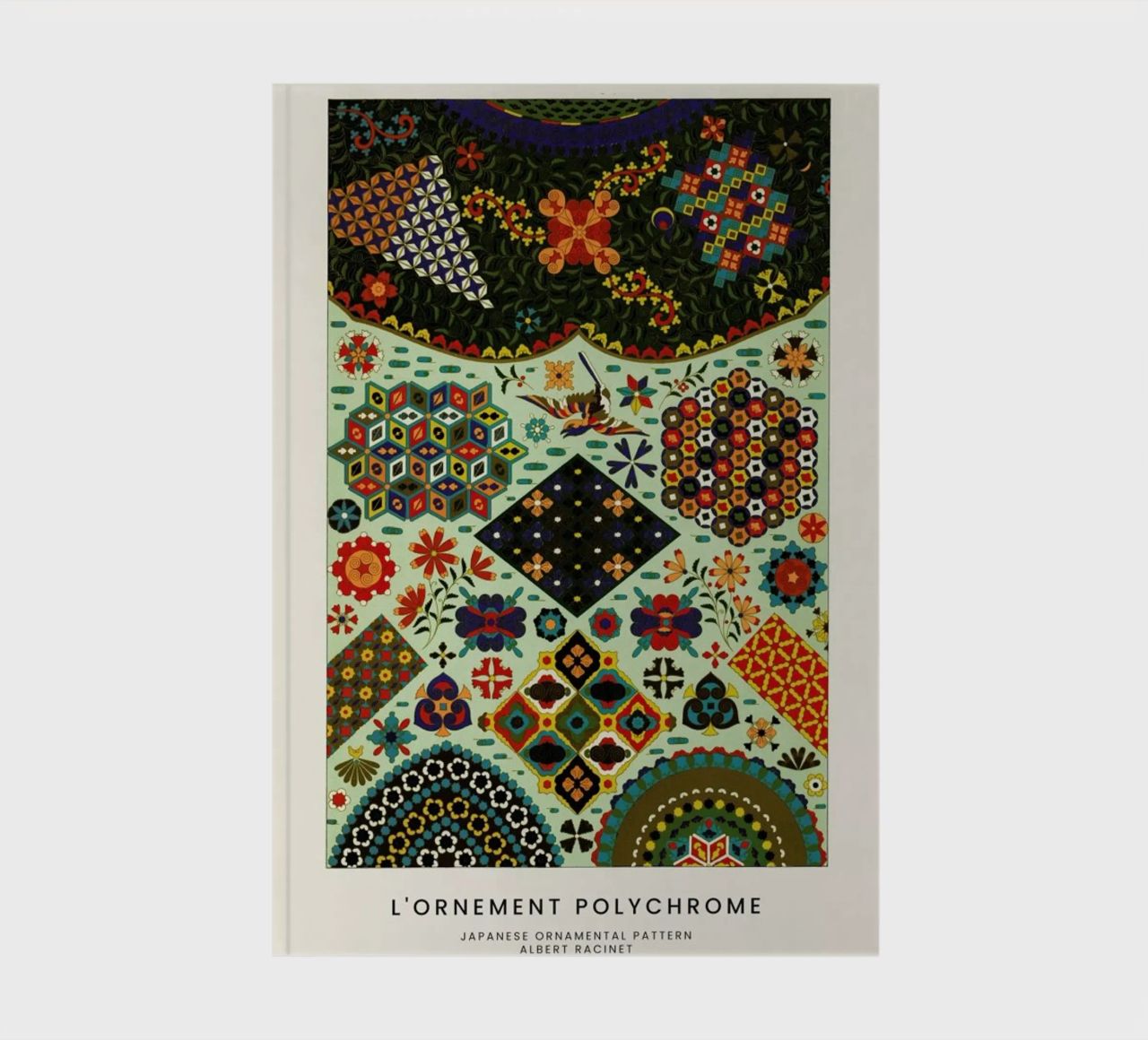 Racinet -  Japanese Ornamental Pattern notebook by Vintage by JUNIQE