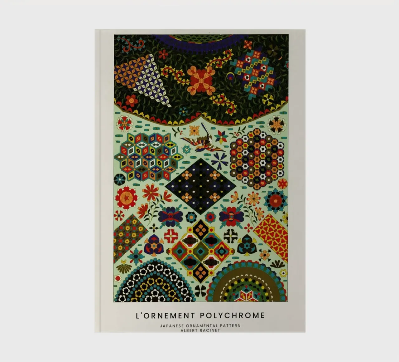 Racinet -  Japanese Ornamental Pattern Notizbuch von Vintage by JUNIQE
