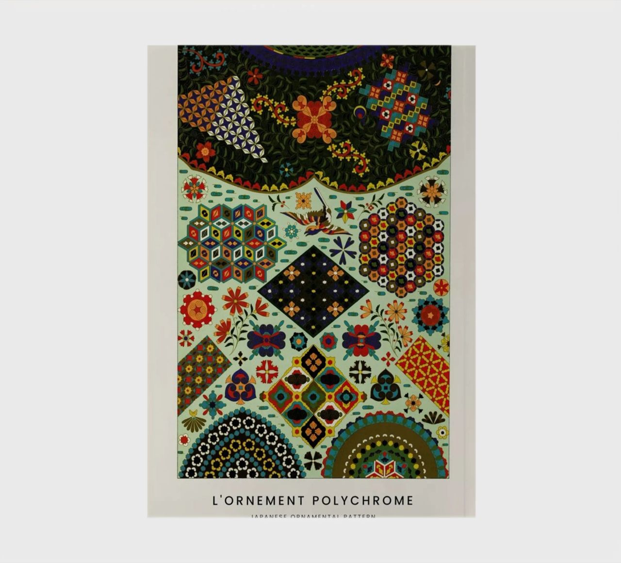 Racinet -  Japanese Ornamental Pattern notebook by Vintage by JUNIQE