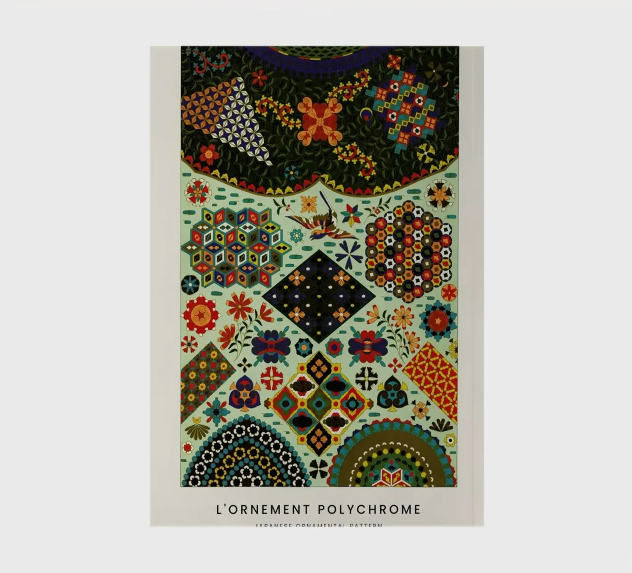 Racinet -  Japanese Ornamental Pattern carnet de notes de Vintage by JUNIQE