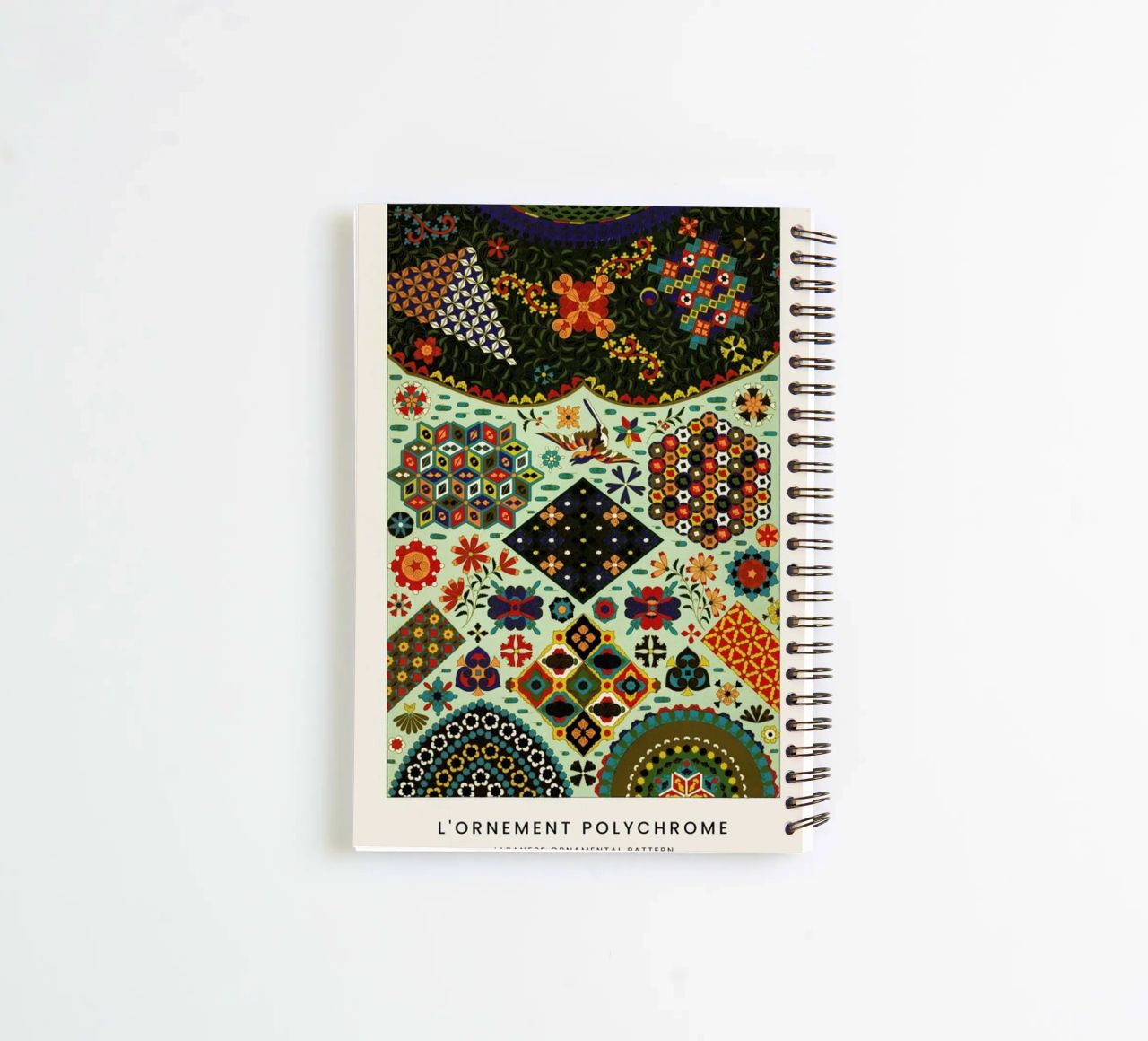 Racinet -  Japanese Ornamental Pattern spiral notebook by Vintage by JUNIQE