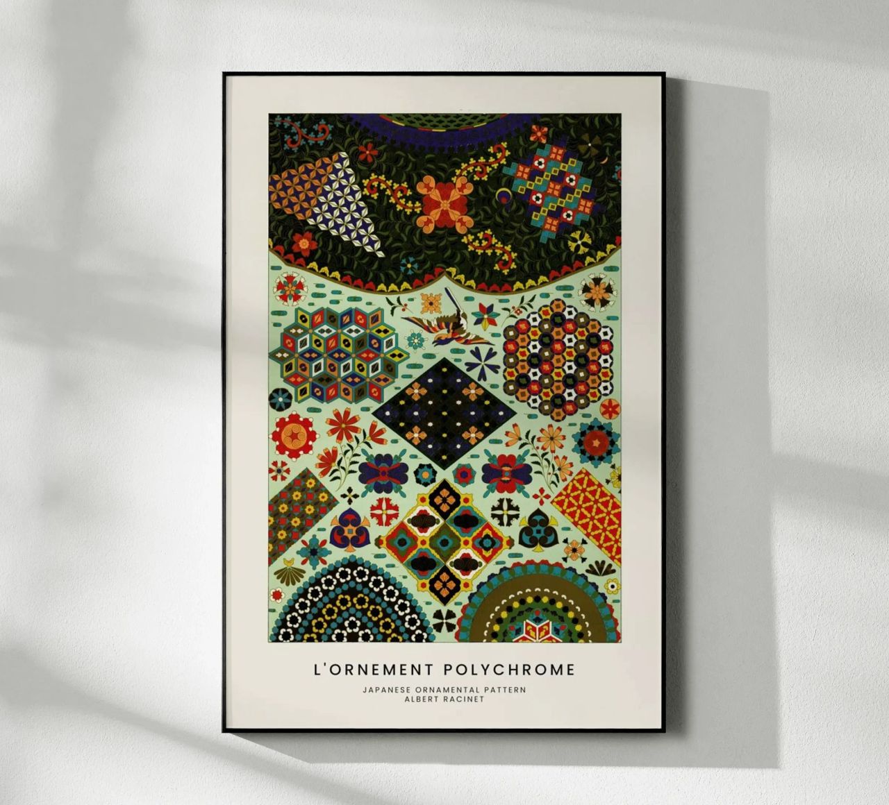 Racinet -  Japanese Ornamental Pattern plexiglass da Vintage by JUNIQE