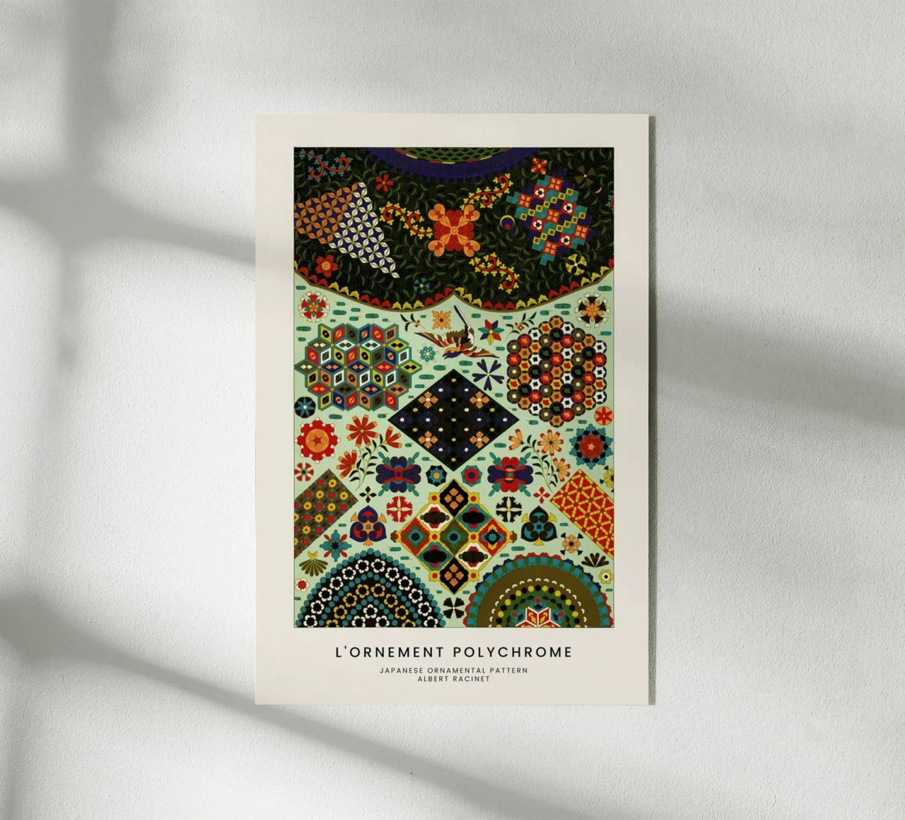 Racinet -  Japanese Ornamental Pattern plexiglass da Vintage by JUNIQE