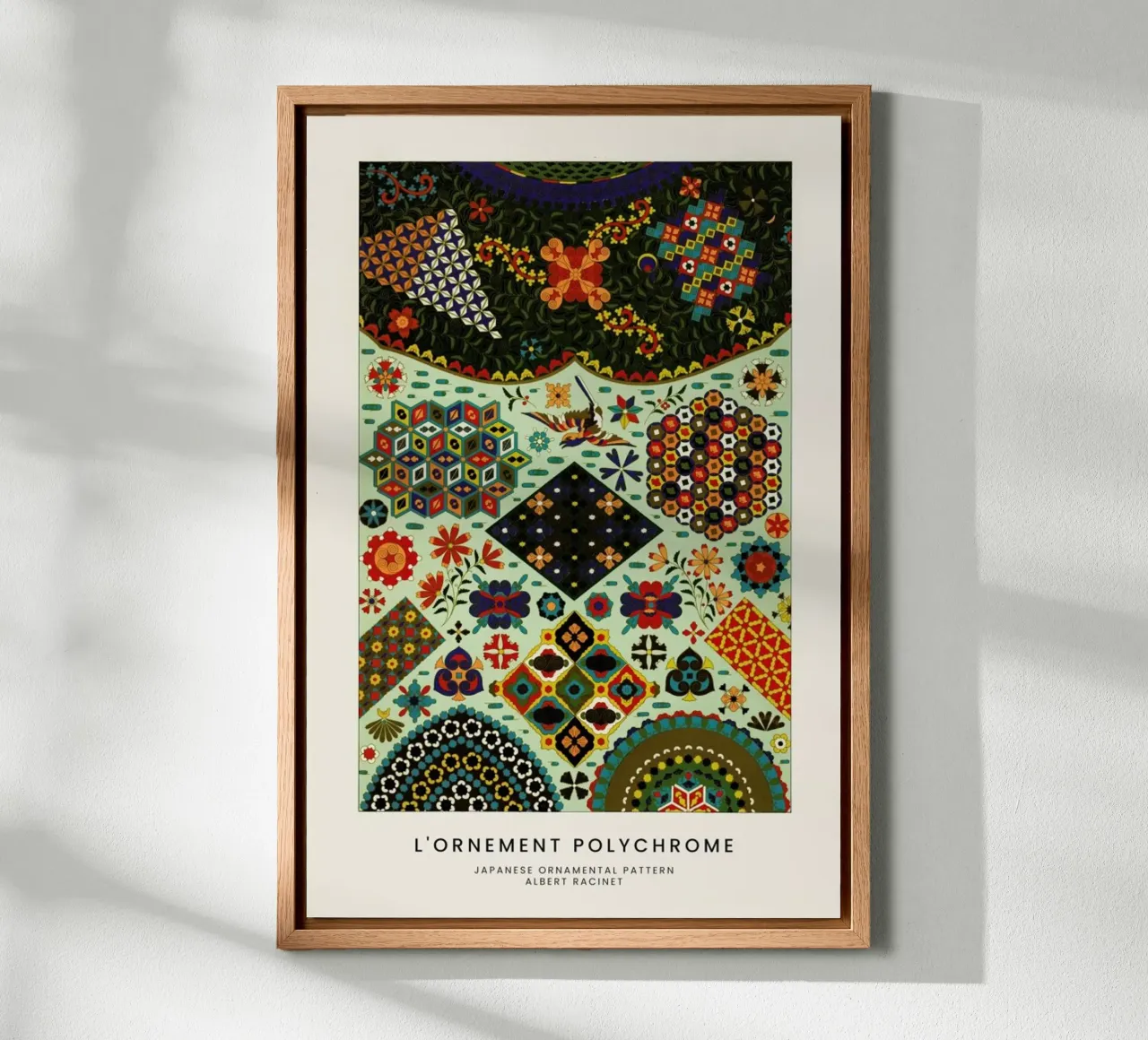 Racinet -  Japanese Ornamental Pattern Leinwand von Vintage by JUNIQE